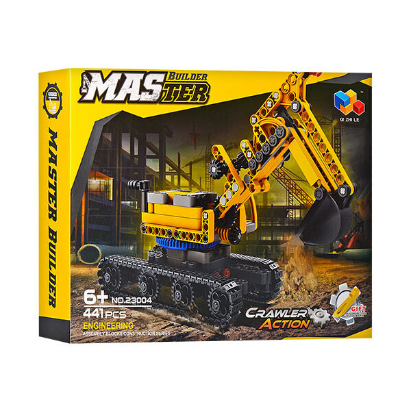 

Конструктор M23002-3-4 стройтехника, от 436 дет. (Экскаватор)