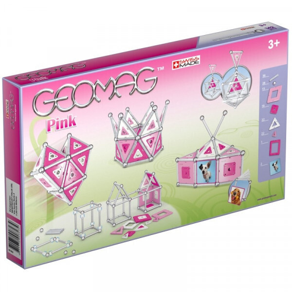 

Geomag Panels розовый 142 детали | Магнитный конструктор Геомаг PF.524.343.00