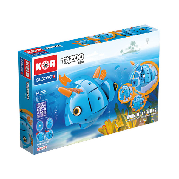 

Geomag TAZOO Beto 68 деталей | Магнитный конструктор Геомаг Тазу PF.800.601.00
