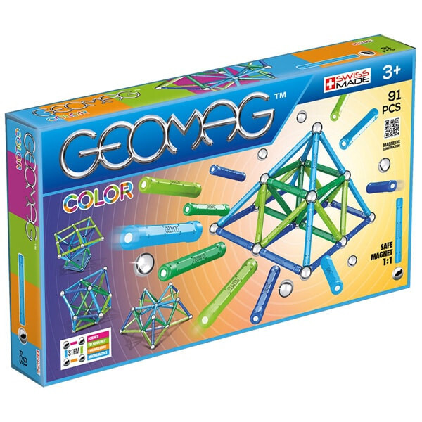 

Geomag Color 91 детали | Магнитный конструктор Геомаг 263GM