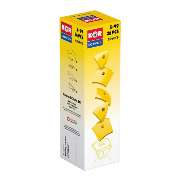 

Geomag KOR Cover Yellow | Магнитный конструктор Геомаг Кор желтый PF.800.575.00