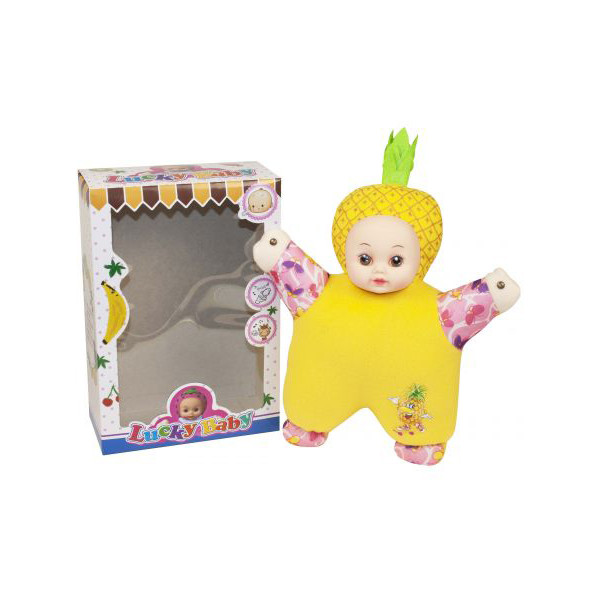 

Кукла мягкая, музыкальная «Lucky Baby» T1-18A (ананас)