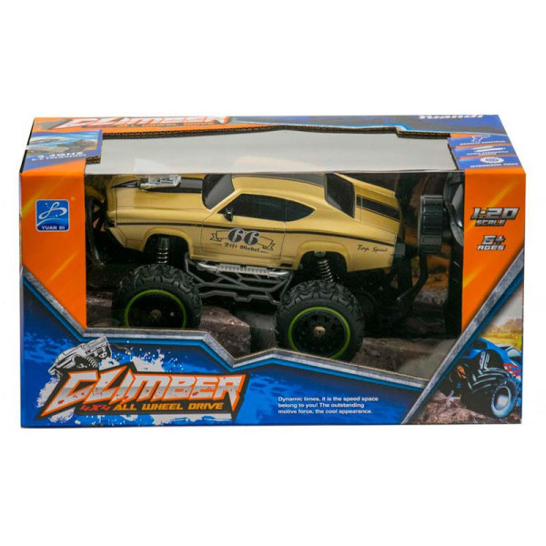 

машина на радиоуправлении «Climber: Mustang» (золотистая) 1010