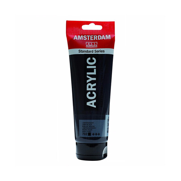 

Краска акриловая AMSTERDAM 20 мл (702) Сажа газовая (17047020)
