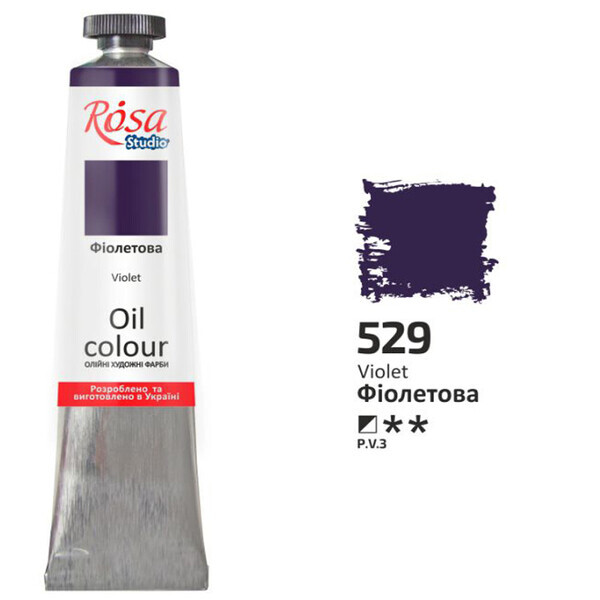 

Краска масляная ROSA Studio 60 мл (529) Фиолетовая (326529)