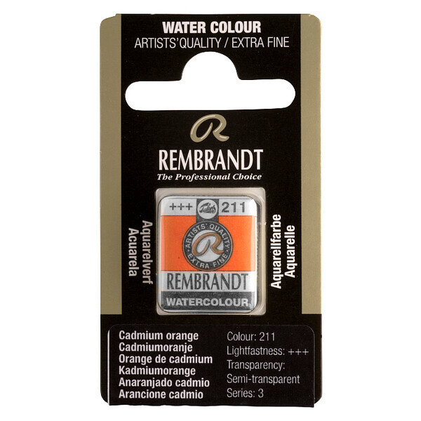 

Краска акварельная Rembrandt 1,8 мл кювета (211) Кадмий оранжевый (05862111 )
