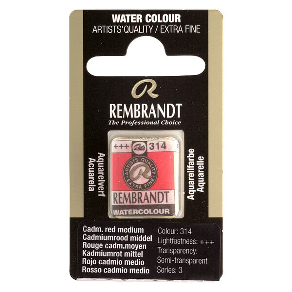 

Краска акварельная Rembrandt 1,8 мл кювета (314) Кадмий красный средний (05863141 )
