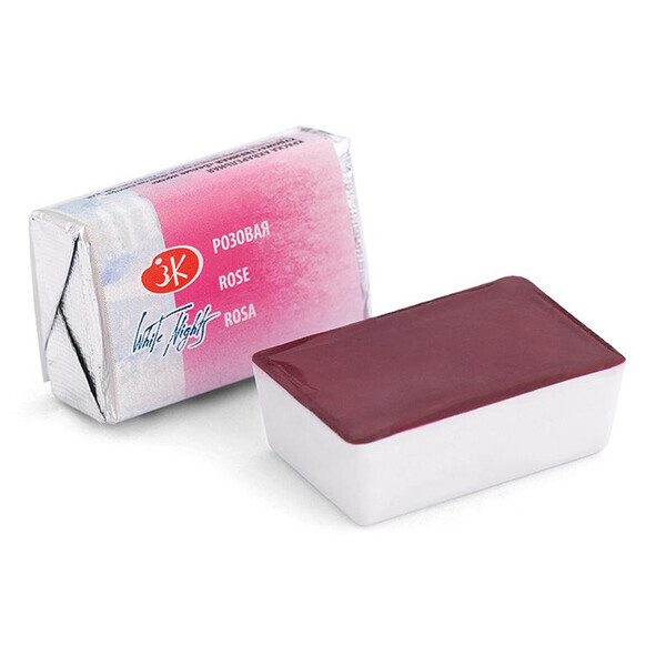 

Краска акварельная Белые ночи 2,5 мл кювета (322) розовая (351208)