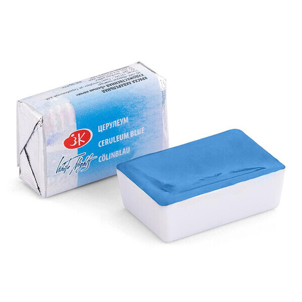 

Краска акварельная Белые ночи 2,5 мл кювета (503) церулеум (351239)