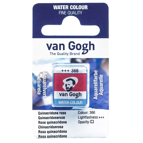 

Краска акварельная Van Gogh 1,8 мл кювета (366) Хинакридон розовый (20863661)