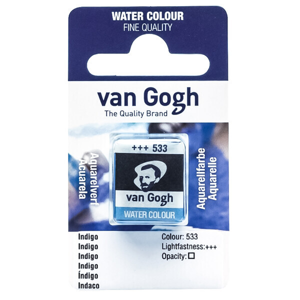 

Краска акварельная Van Gogh 1,8 мл кювета (533) Индиго (20865331)