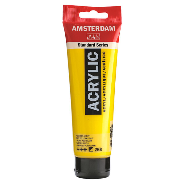 

Краска акриловая AMSTERDAM 120 мл (268) AZO Желтый светлый (17092682)