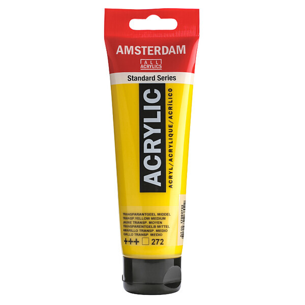 

Краска акриловая AMSTERDAM 120 мл (272) Прозрачный желтый средний (17092722)