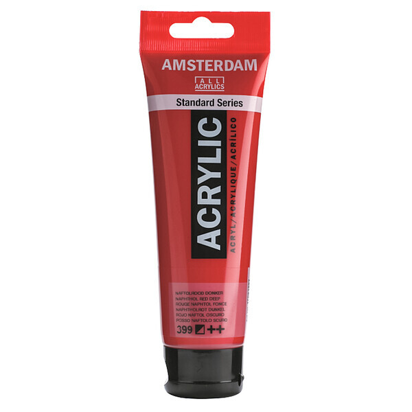 

Краска акриловая AMSTERDAM 120 мл (399) Нафтоловый красный темный (17093992)