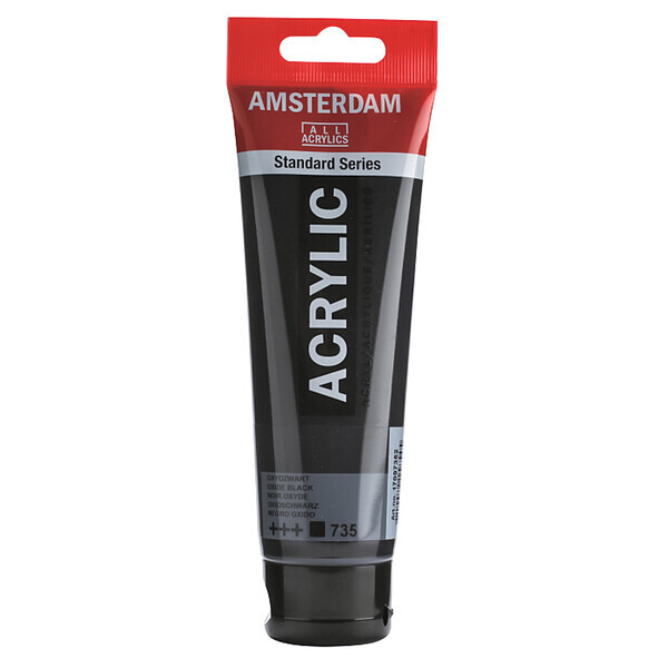 

Краска акриловая AMSTERDAM 120 мл (735) Окись черный (17097352)