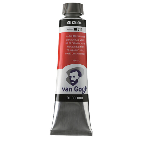 

Краска масляная Van Gogh 40 мл (314) Кадмий красный средний (02053143)