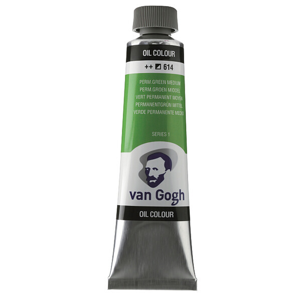 

Краска масляная Van Gogh 40 мл (614) Перманентный зеденый средний (02056143)
