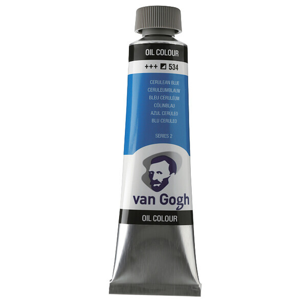 

Краска масляная Van Gogh 40 мл (534) Церулеум голубой (02055343)