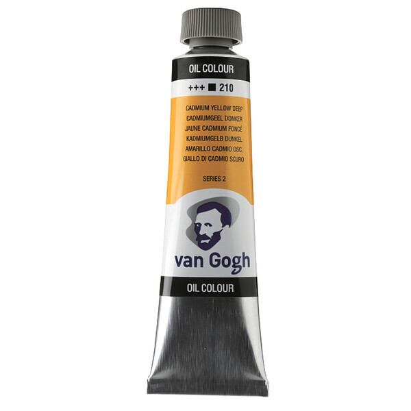 

Краска масляная Van Gogh 40 мл (210) Кадмий желтый темный (02052103)