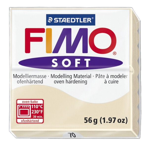 

Пластика Soft, Сахара 070, 57г, Fimo (8020-70)