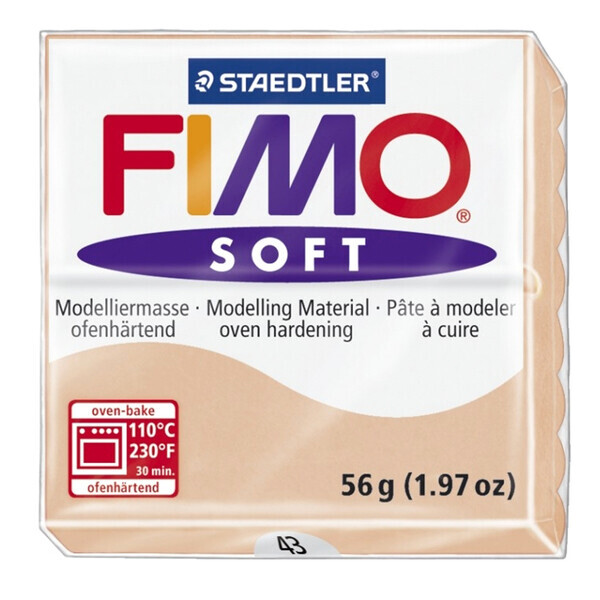 

Пластика Soft, Телесная, 57г, Fimo (8020-43)