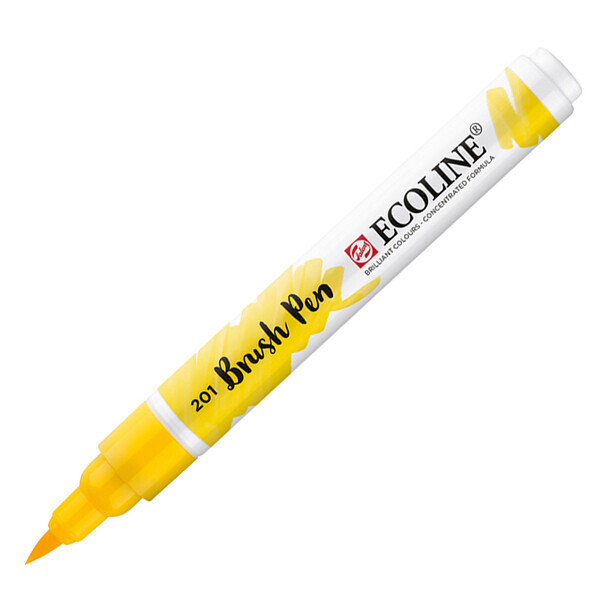 

Пензель-ручка Ecoline Brushpen (201), Жовта світла, Royal Talens (11502010)