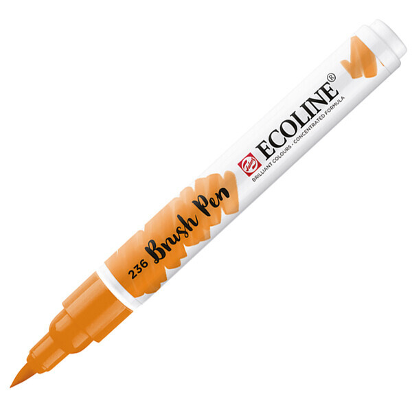 

Пензель-ручка Ecoline Brushpen (236), Оранжева світла, Royal Talens (11502360)