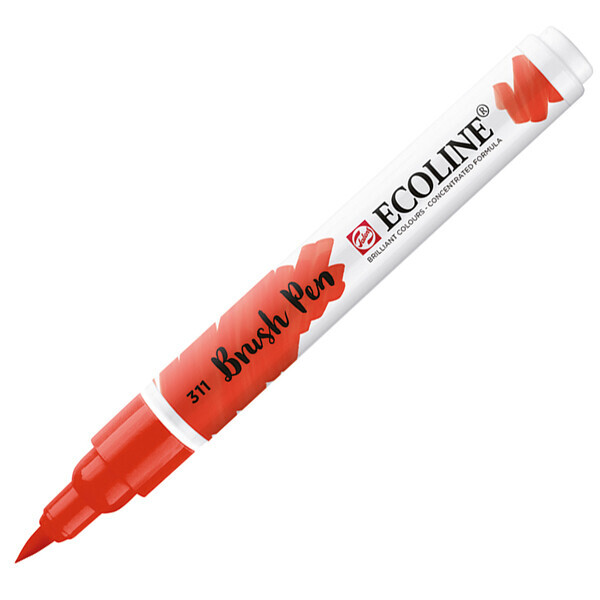 

Пензель-ручка Ecoline Brushpen (311), Кіновар, Royal Talens (11503110)