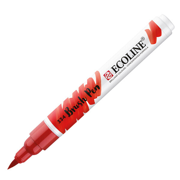 

Пензель-ручка Ecoline Brushpen (334), Червона яскрава, Royal Talens (11503340)