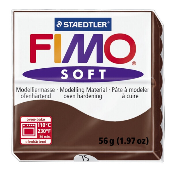 

Пластика Soft, Шоколадная, 57г, Fimo (8020-75)