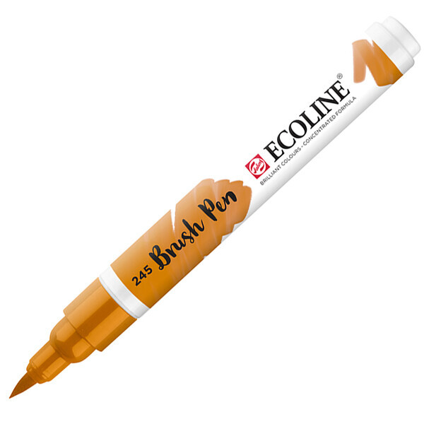 

Пензель-ручка Ecoline Brushpen (245), Шафраново-жовтий, Royal Talens (11502450)