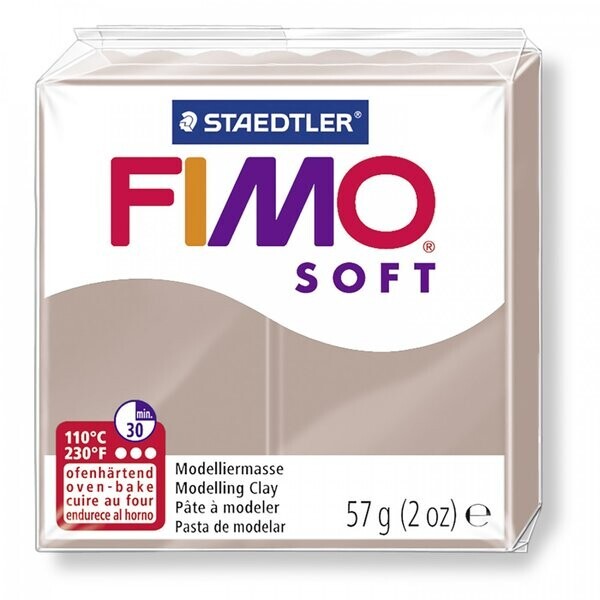 

Пластика Soft, Серо-коричневая 087, 57г, Fimo (8020-87)