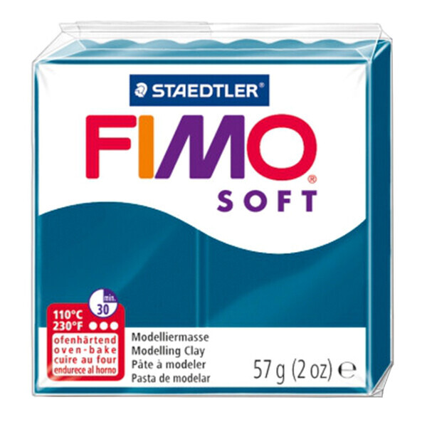 

Пластика Soft, Синий калипсо 031, 57г, Fimo (8020-31)
