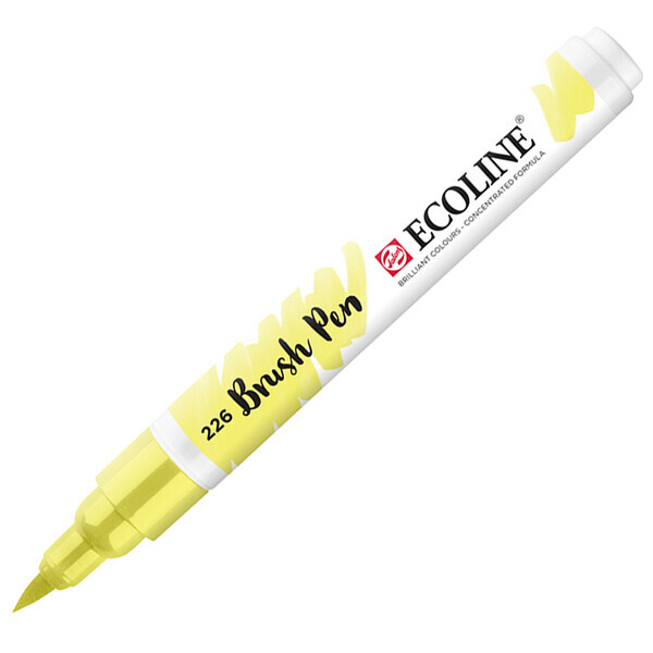 

Пензель-ручка Ecoline Brushpen (226), Пастельний жовтий, Royal Talens (11502260)