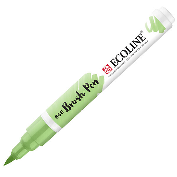 

Пензель-ручка Ecoline Brushpen (666), Пастельна зелена, Royal Talens (11506660)
