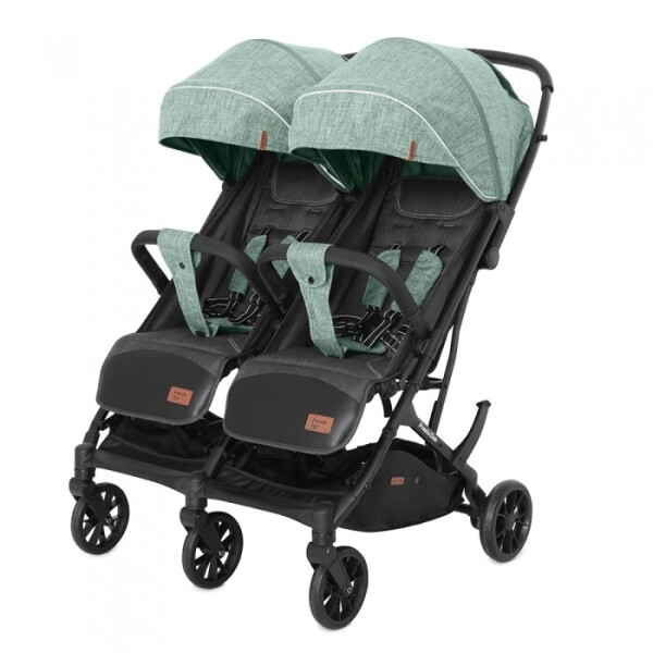 

Прогулочная коляска для двойни с дождевиком Carrello Presto Duo Tea Green (CRL-5506)