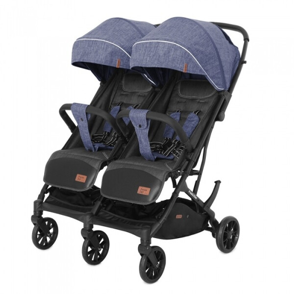 

Прогулочная коляска для двойни с дождевиком Carrello Presto Duo Oxford Blue (CRL-5506)
