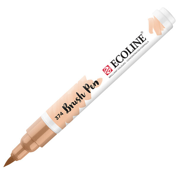 

Пензель-ручка Ecoline Brushpen (374), Рожево-бежевий, Royal Talens (11503740)