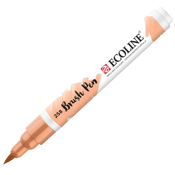 

Пензель-ручка Ecoline Brushpen (258), Абрикосовий, Royal Talens (11502580)