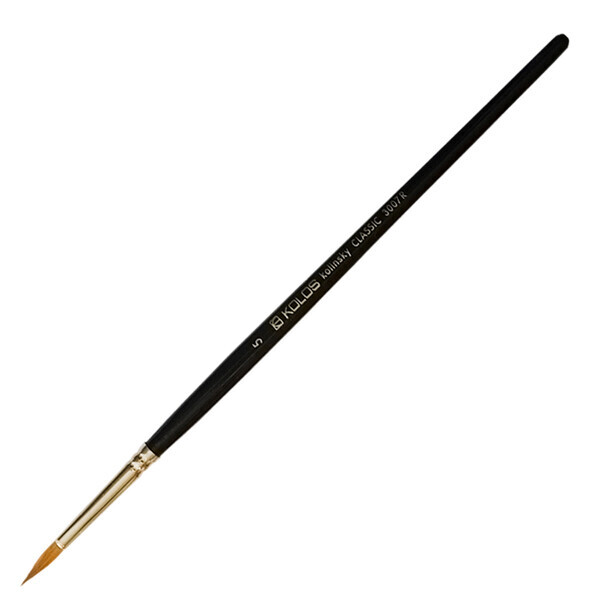 

Колонок круглий, Classic 3007R, №5, к.р. пензель KOLOS (4230070R05)