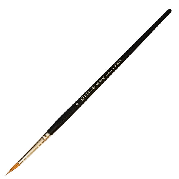 

Колонок круглий, Classic 3007R, №6, к.р. пензель KOLOS (4230070R06)