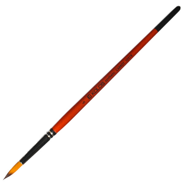 

Синтетика кругла, Carrot 1097R, № 6, к.р. пензель KOLOS (4210970R06)