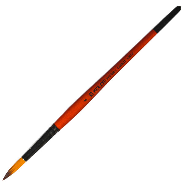 

Синтетика кругла, Carrot 1097R, № 8, к.р. пензель KOLOS (4210970R08)