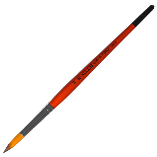 

Синтетика кругла, Carrot 1097R, №10, к.р. пензель KOLOS (4210970R10)