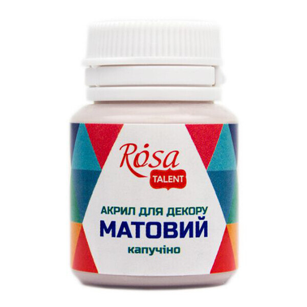 

Акрил для декора Rosa (49) Капучино матовый 20 мл (20049)