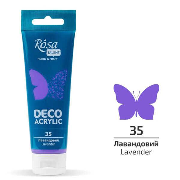 

Акрил для декора Rosa (35) Лавандовый матовый 75 мл (322235)