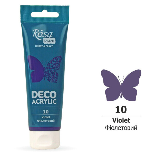 

Акрил для декора Rosa Talent (10) Фиолетовый матовый 75 мл (322210)