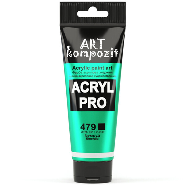 

Краска акриловая Art Kompozit (479) Изумруд 75 мл (59479)