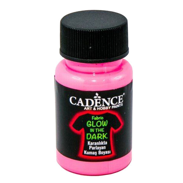 

Cadence светонакапливающая акриловая краска для ткани Fabric Glow In The Dark 50 мл Розовая (FG-579)