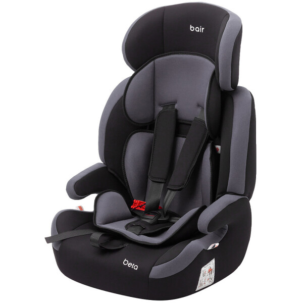 

Автокресло Bair Beta 1/2/3 (9-36 кг) DB2423 черный - серый 624590